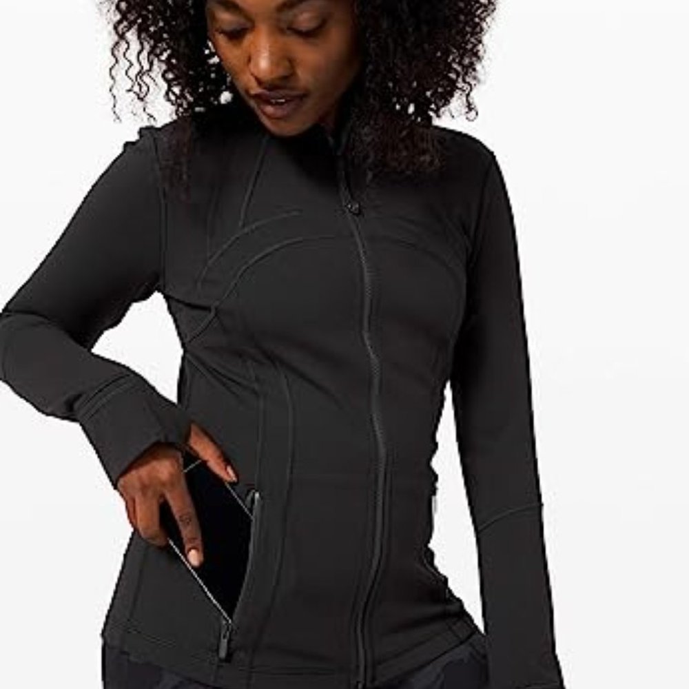 Lululemon Black Defined Jacket Women’s Size Size 4